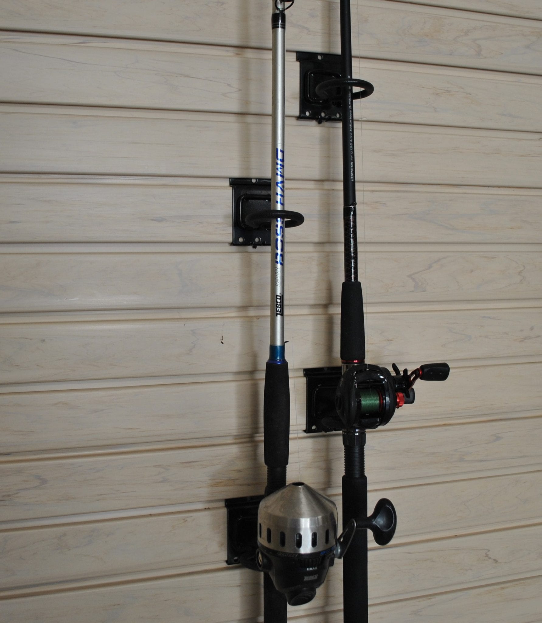 Fishing Rod Holder, PAIR  Slat Wall Accessories Direct
